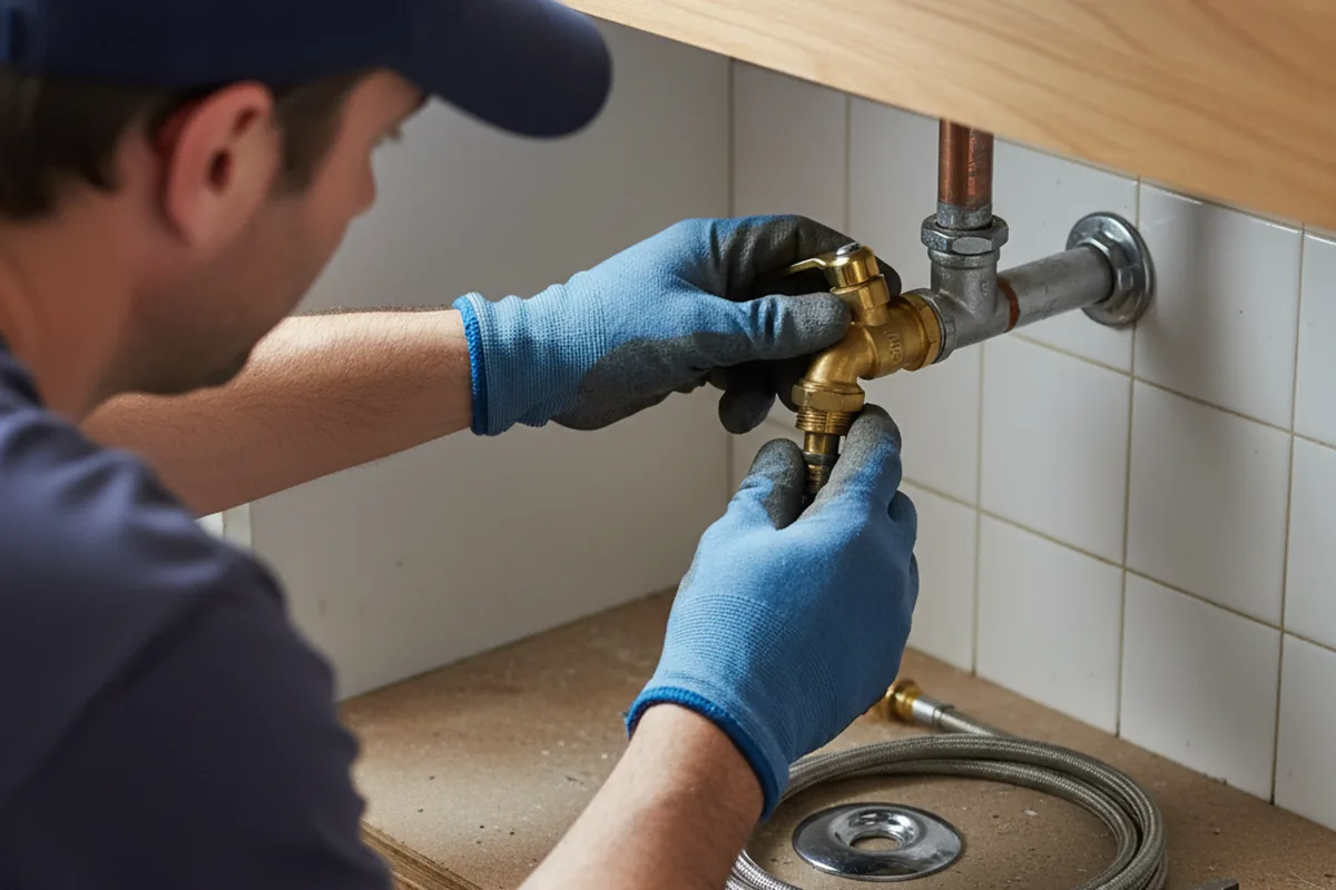 Shutoff valve and fitting work during Repiping in Phoenix